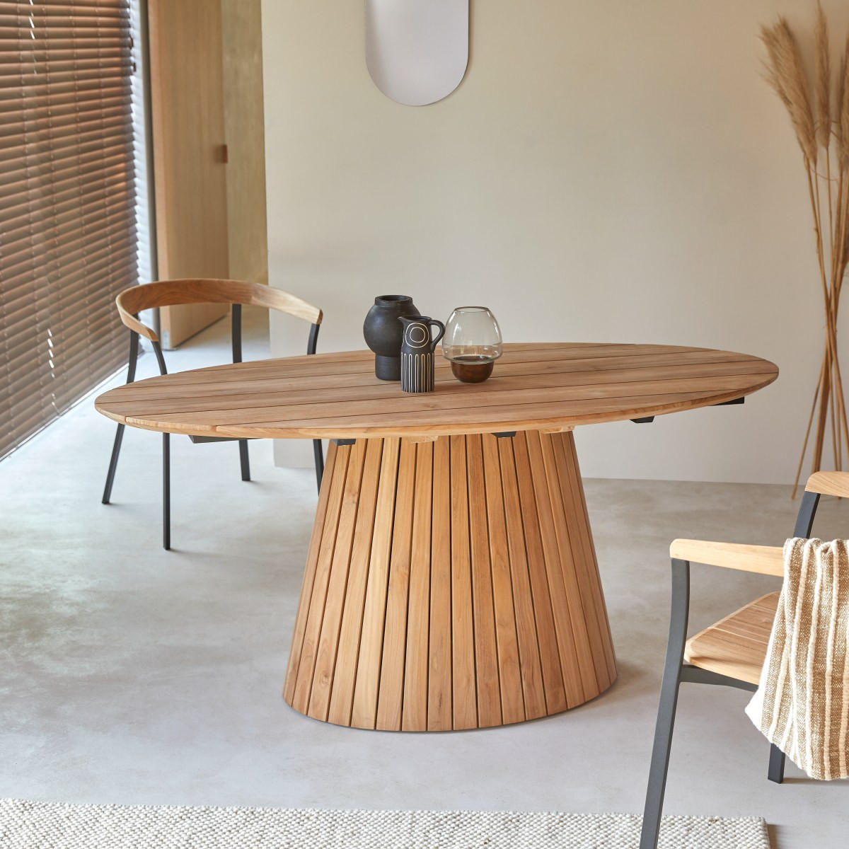 TISCH Paloma Natur aus Teak - Naturfarben, Holz (86/165/76cm) - Tikamoon