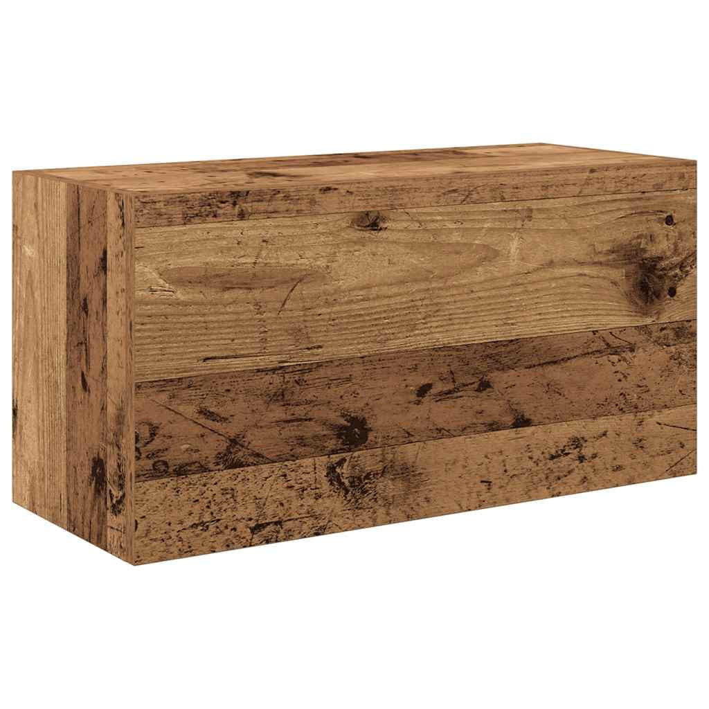 vidaXL Bad-Wandschrank Dunkelbraun 25x30x60 cm