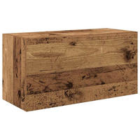 BAD-WANDSCHRANK Altholz-Optik 60/25/30 Cm Holzwerkstoff - Dunkelbraun, Holzwerkstoff (25/30/60cm) - vidaXL