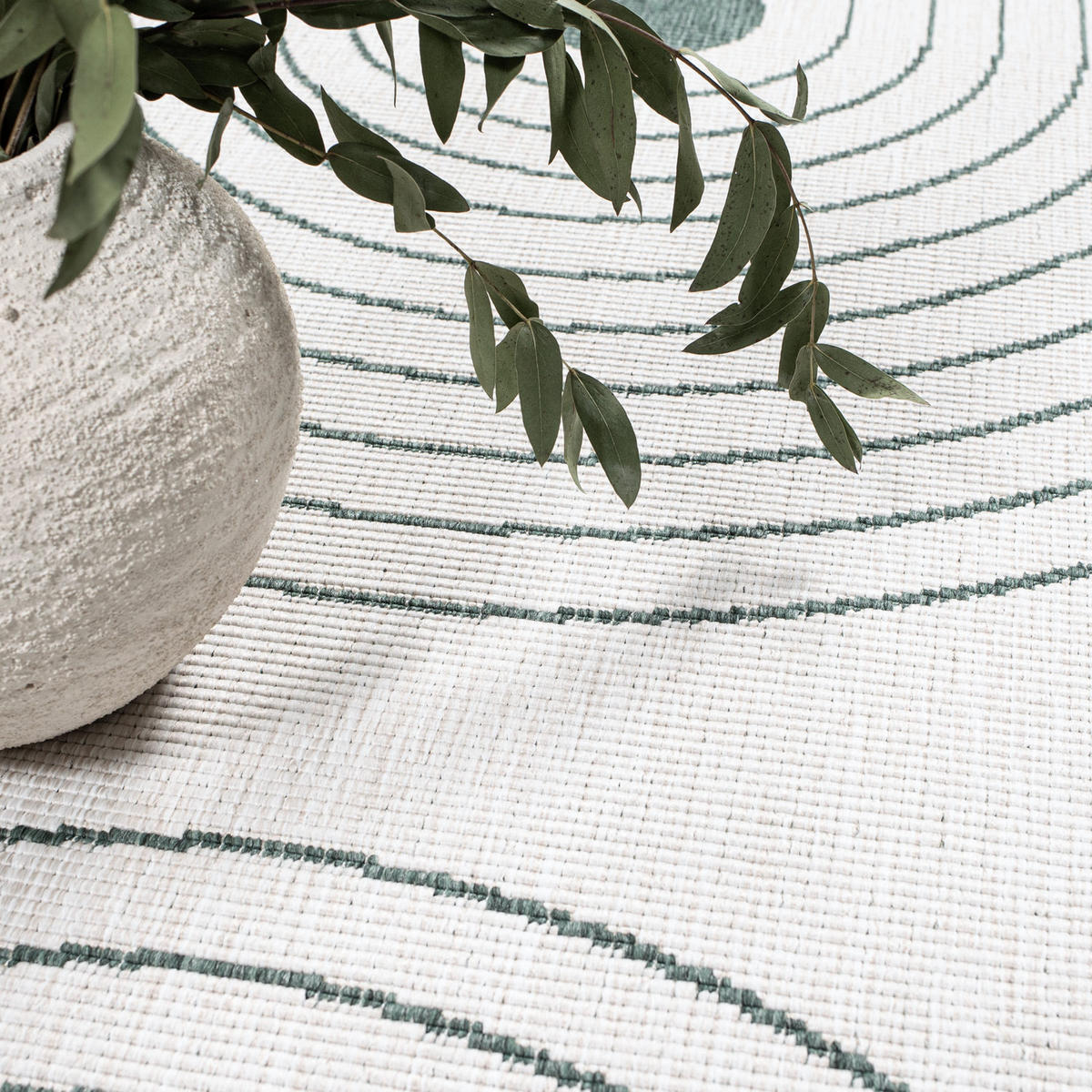 OUTDOOR-TEPPICH DuoRug 5739 Grün 200x290 cm - Grün, Textil (200/290cm) - carpet city