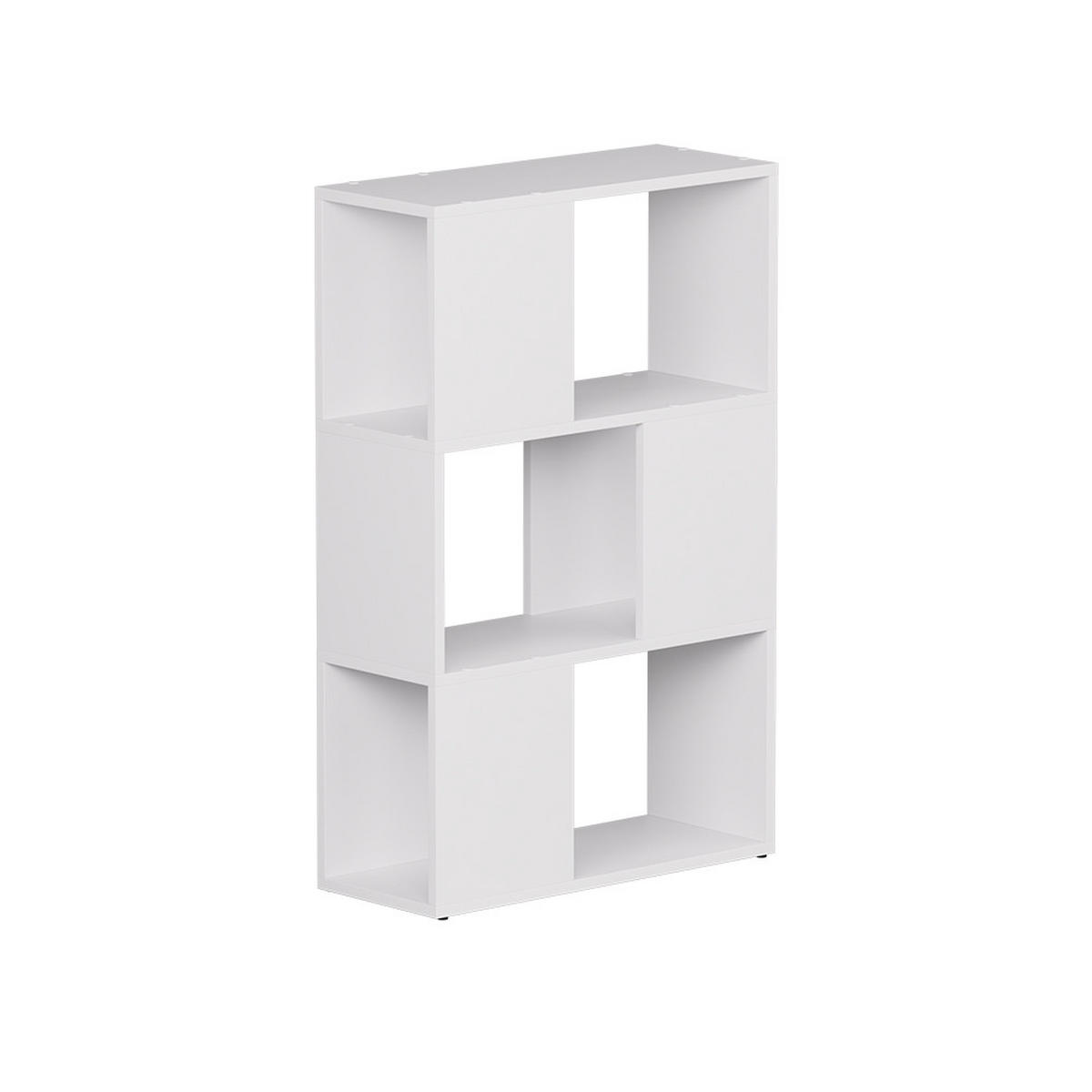 RAUMTEILER Eneos Weiß 60 x 94 cm - Weiß, Holzwerkstoff (60/94/24cm) - Vicco