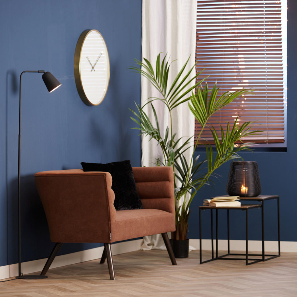BEISTELLTISCH Banos Bronze 44,5/44,5/50,5 cm 2er-Set - Bronzefarben, Metall (44.5/44.5/50.5cm) - Light & Living