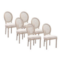 STUHL - 49cm x 57.5cm - Massivholz - beige - ANTOINETTE - Beige, Holz (49/95/57.5cm) - Vente-Unique