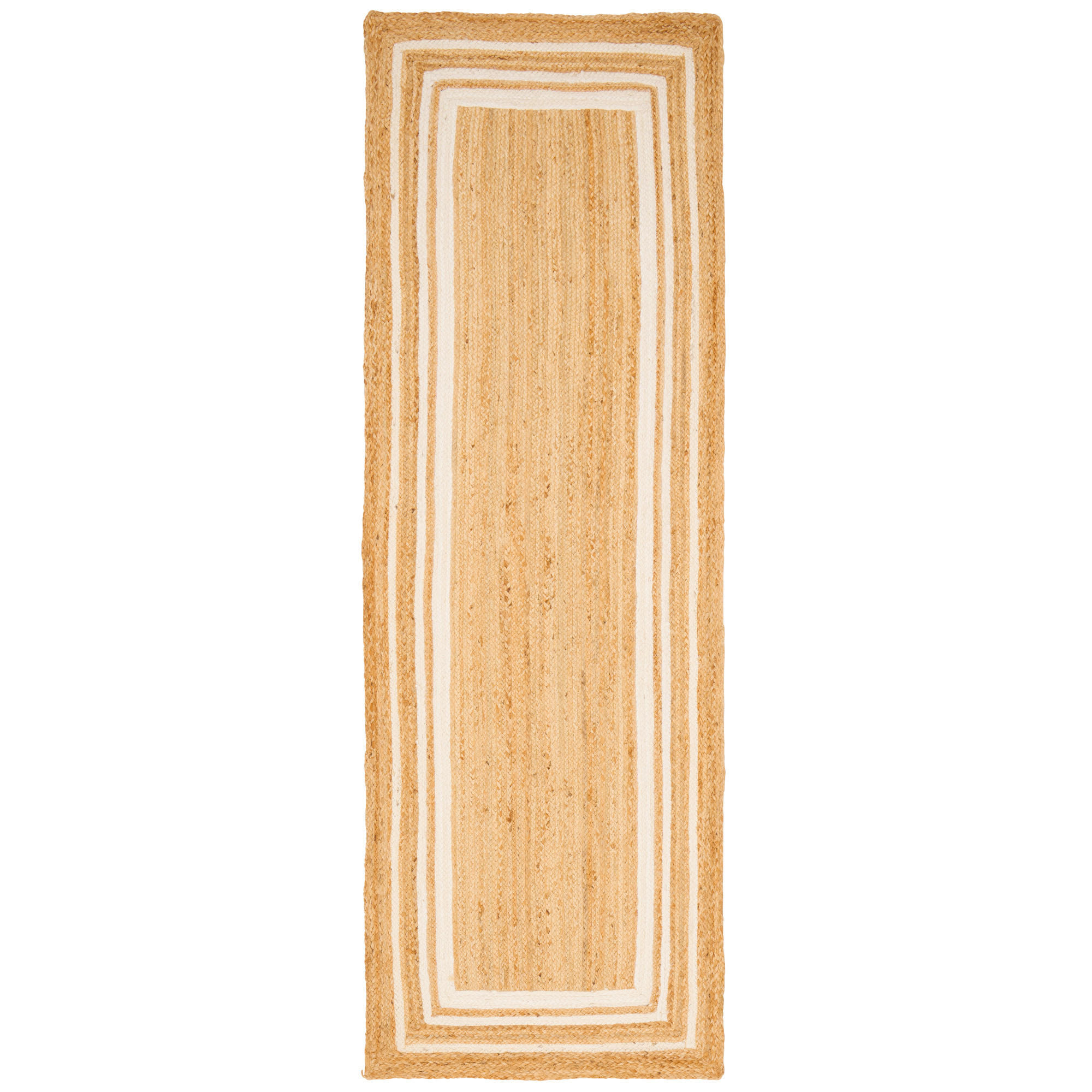 NATURFASER TEPPICH LÄUFER JUTE SALSA - Creme, Textil (80/150cm) - Pergamon