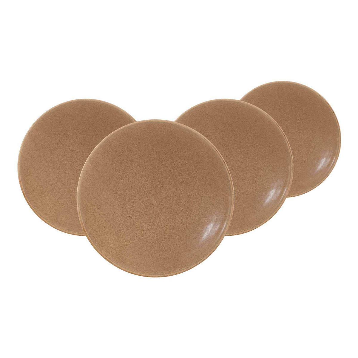 DESSERTTELLER Sahara Hellbraun ø 20,5 cm 4er Set - Hellbraun, Keramik (20.5cm) - Ritzenhoff Breker