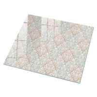 GLASPLATTE 80x60 cm – Klassischer Schmuck - Creme, Glas (0.4/80/60cm) - ArtPrintCave
