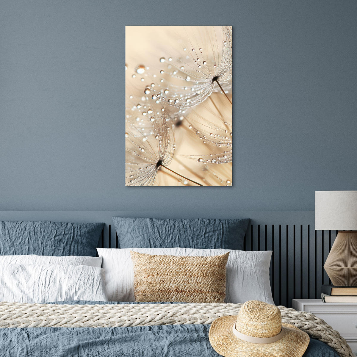 POSTER Löwenzahn - Abstrakt - Natur - Beige 40x60 cm - Braun, Papier (40/60/0.1cm) - MuchoWow