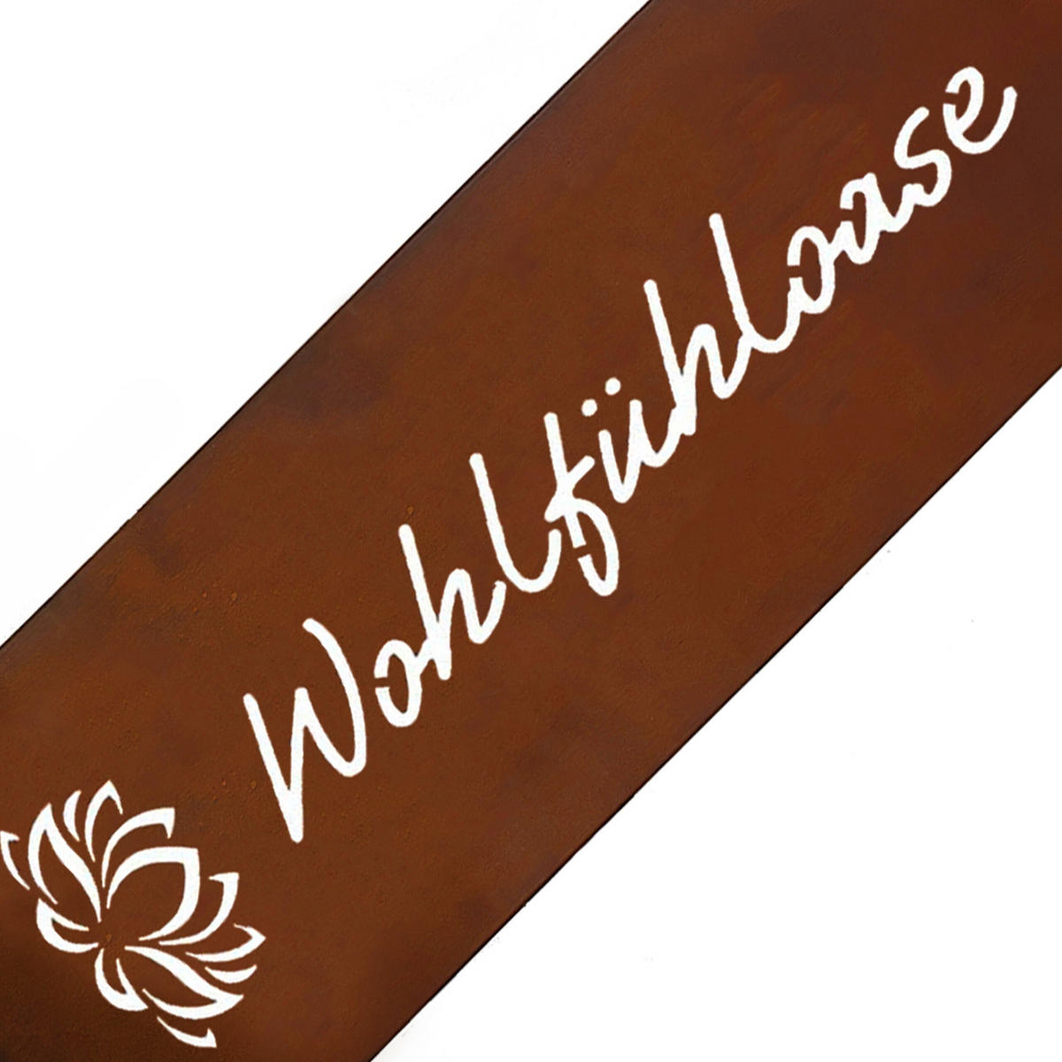 EDELROST-GARTENDEKO - Braun, Metall (1.5cm) - Relaxdays