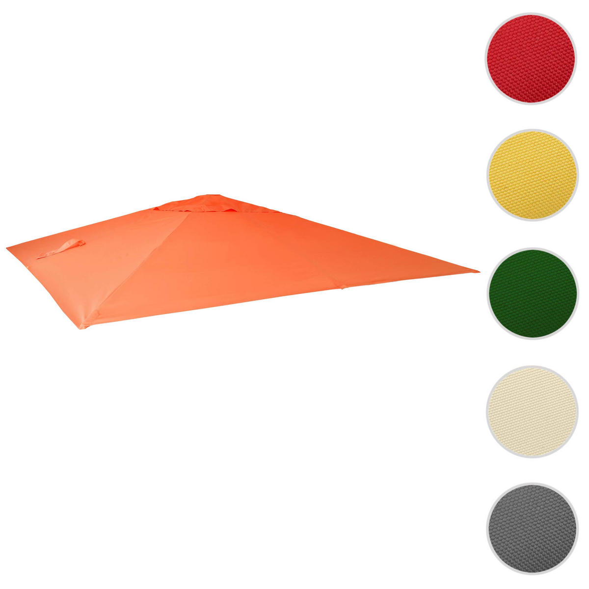 ERSATZ-BEZUG FÜR SCHIRM Orange - Orange, Textil (295/395cm) - MCW