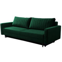 SOFA Grün PALMO Ausziehbar - Grün, Textil (220/86/94cm) - Sepro Meble
