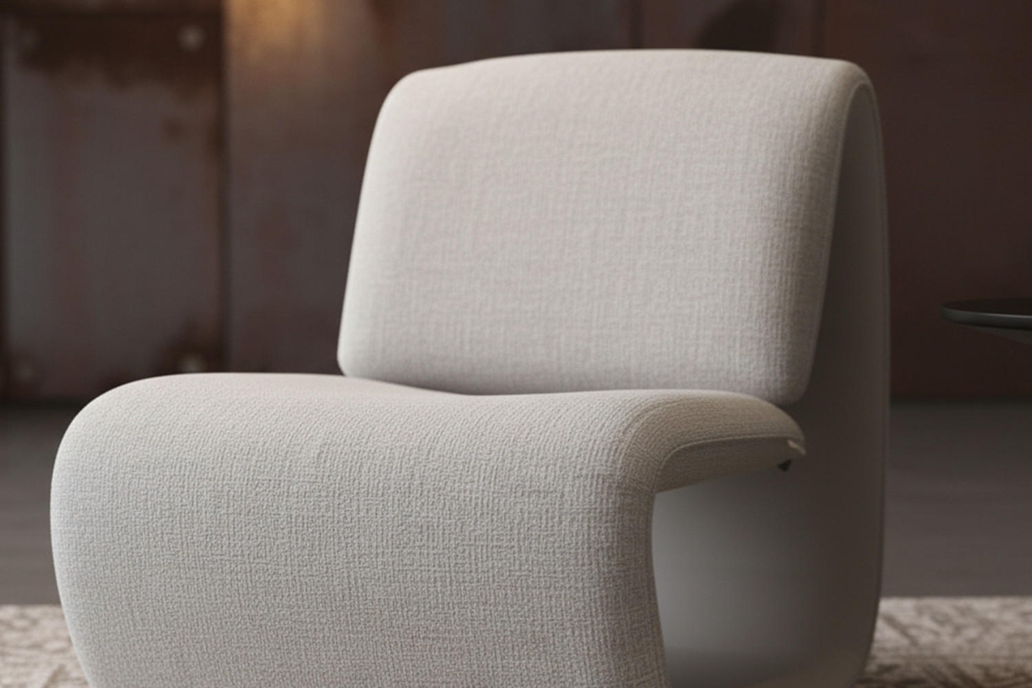 LOUNGESESSEL HAZEL Grau Kunstleder, Webstoff - Schwarz/Grau, Kunststoff/Textil (67/79/89cm) - KAWOLA