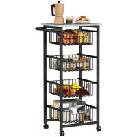 KÜCHENWAGEN DE-10342 Grau/Schwarz - Hellgrau, Metall (31/91/49.5cm) - ComfortXL
