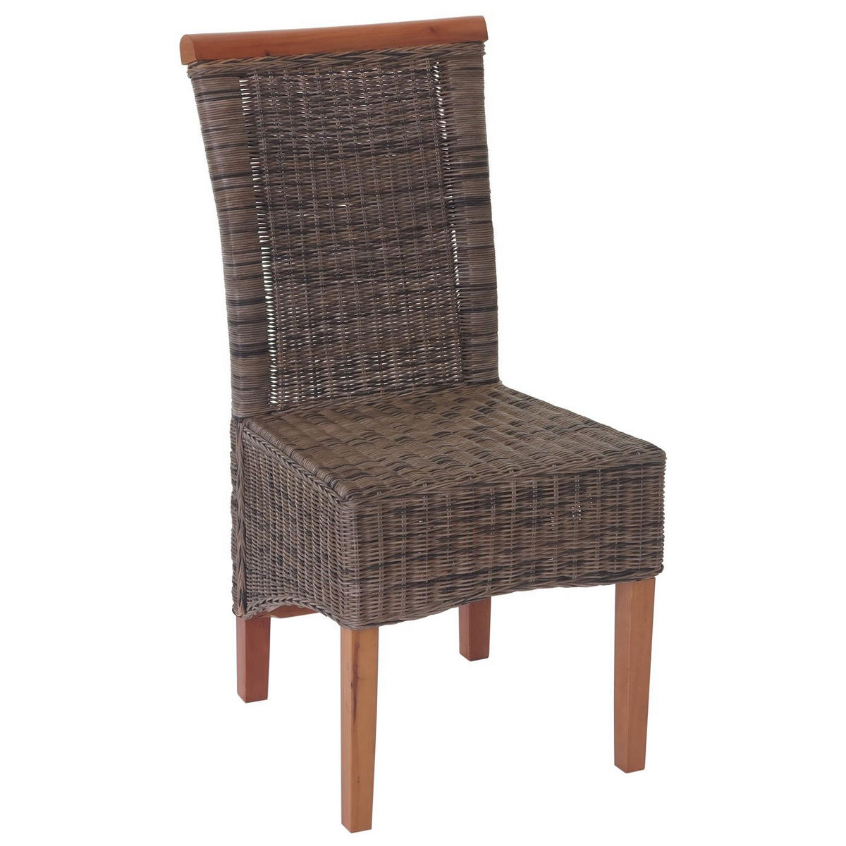 ESSZIMMERSTUHL Braun 2er-Set - Graubraun/Braun, Holz (46/97/59cm) - MCW