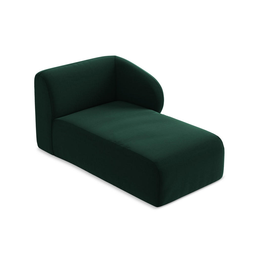 Thumbnail - Makamii Sofaelement, Dunkelgrün, Textil, Holzwerkstoff, 1-Sitzer, 91x75x166 cm, Hergestellt in Europa, Oeko-Tex®, Wohnzi...