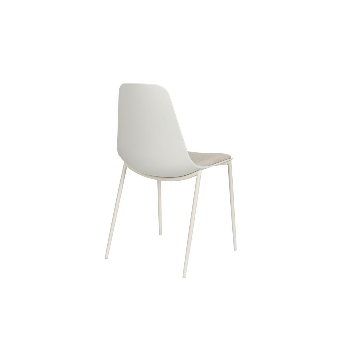 ESSZIMMERSTUHL Jeffrey Weiß - 4 er Set - Weiß, Kunststoff (49/88/48.5cm) - Housecraft Living