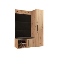MOBILIER PENTRU HOL Medi II - maro/stejar Artisan, material plastic/compozit lemnos (40/191/50cm) - MIRJAN24