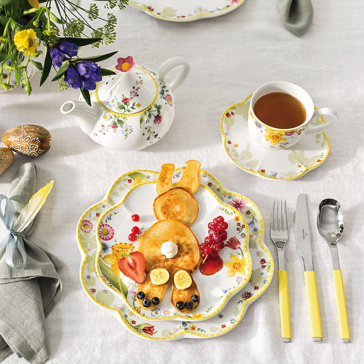 SPEISETELLER Spring Awakening bunt ø 27 cm - Multicolor, Keramik (27cm) - Villeroy & Boch