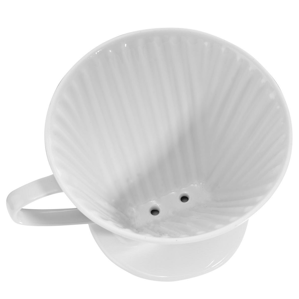 KAFFEEFILTER (6er Set) Traditional - Weiß, Keramik (14/11/17cm) - Butlers