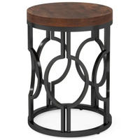 COUCHTISCH Schwarz-Braun 45/45/60 cm - Schwarz, Holzwerkstoff (45/45/60cm) - PANGIVO