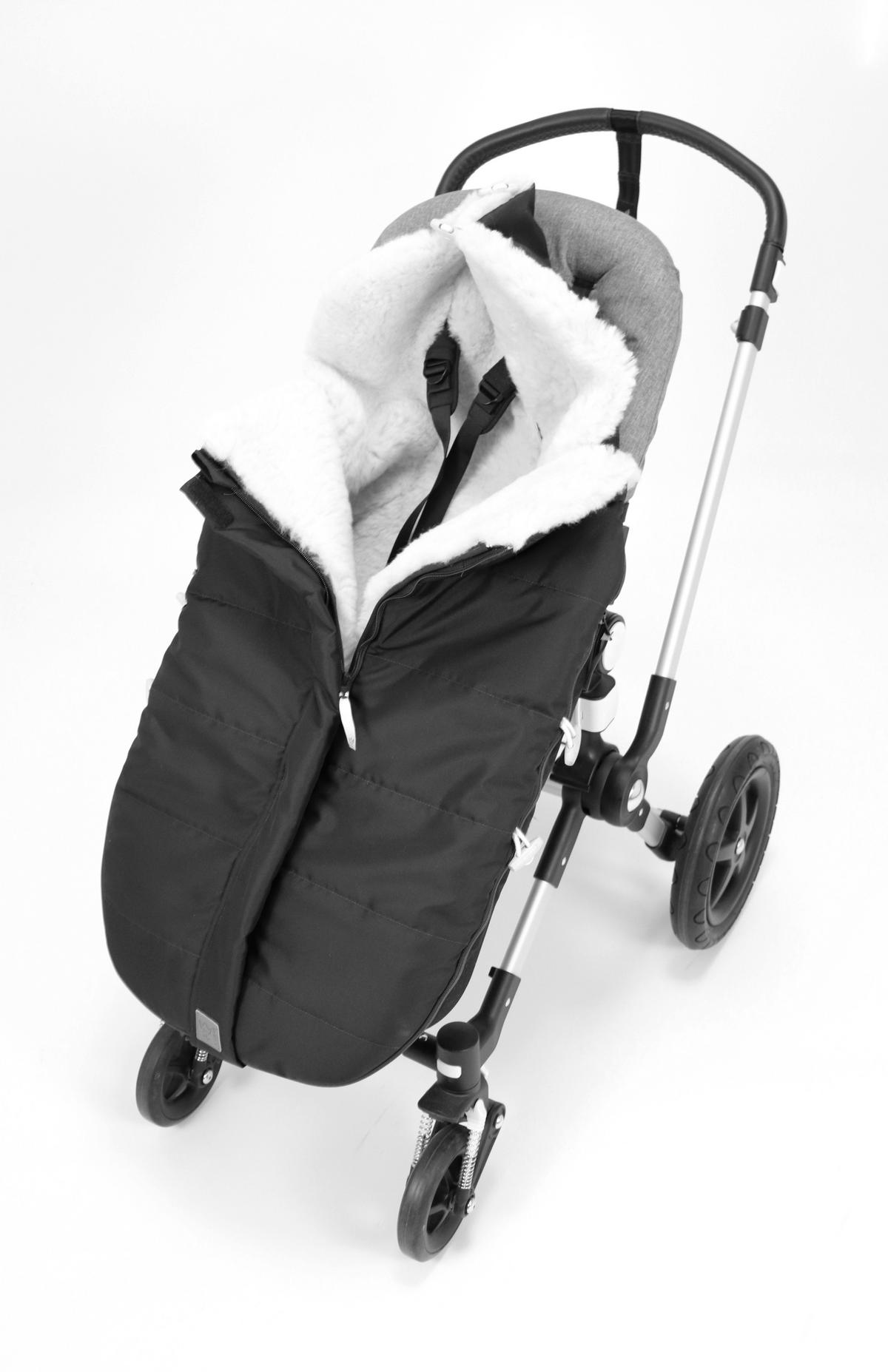 LAMMFELL-FUSSSACK Allex, sand - Beige, Fell (48/105cm) - Kaiserbaby