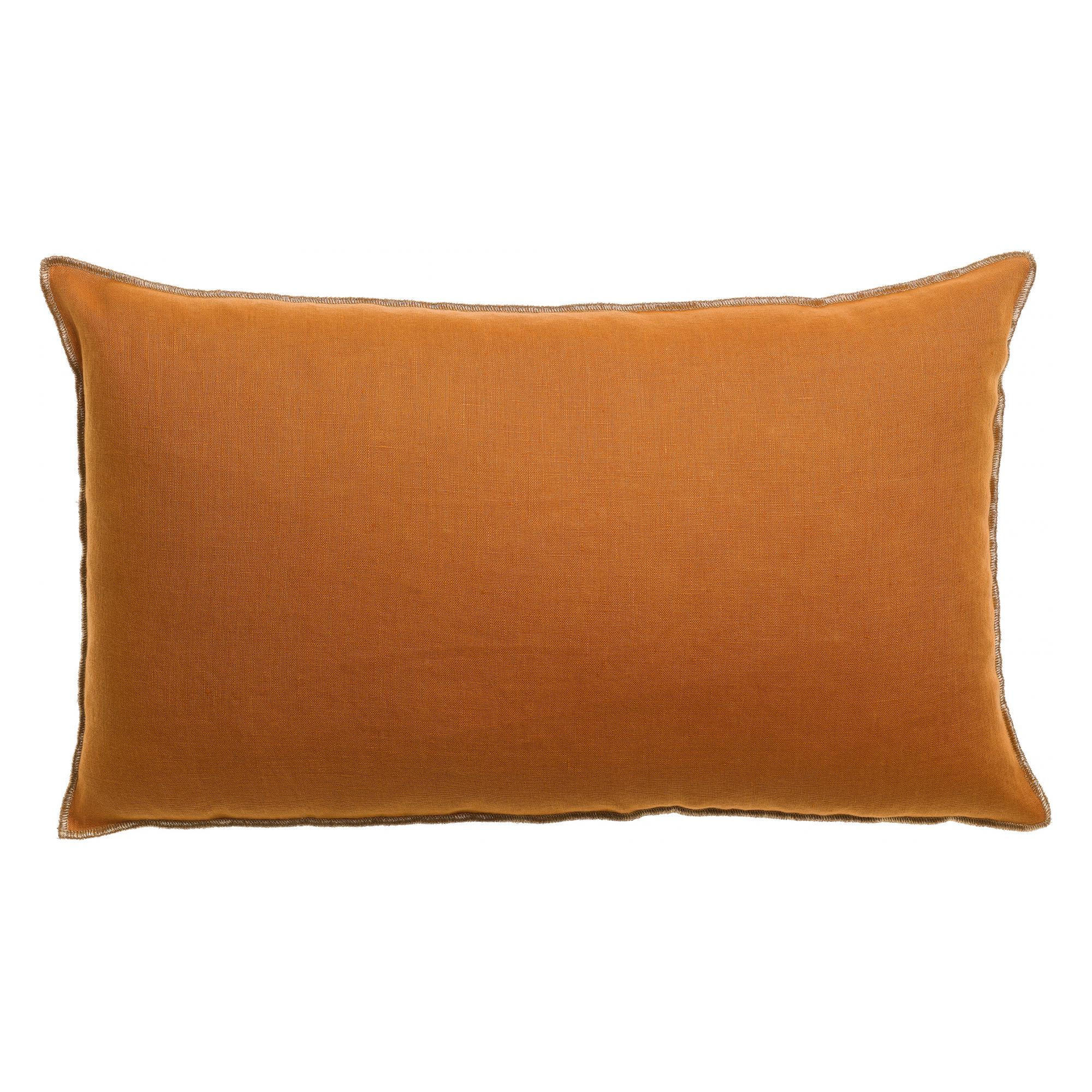 KISSEN Zeff Celeste kupferbraun 30 x 50 cm - Bernsteinfarben, Textil (30/50cm) - Vivaraise