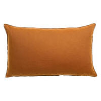 KISSEN Zeff Celeste kupferbraun 30 x 50 cm - Bernsteinfarben, Textil (30/50cm) - Vivaraise