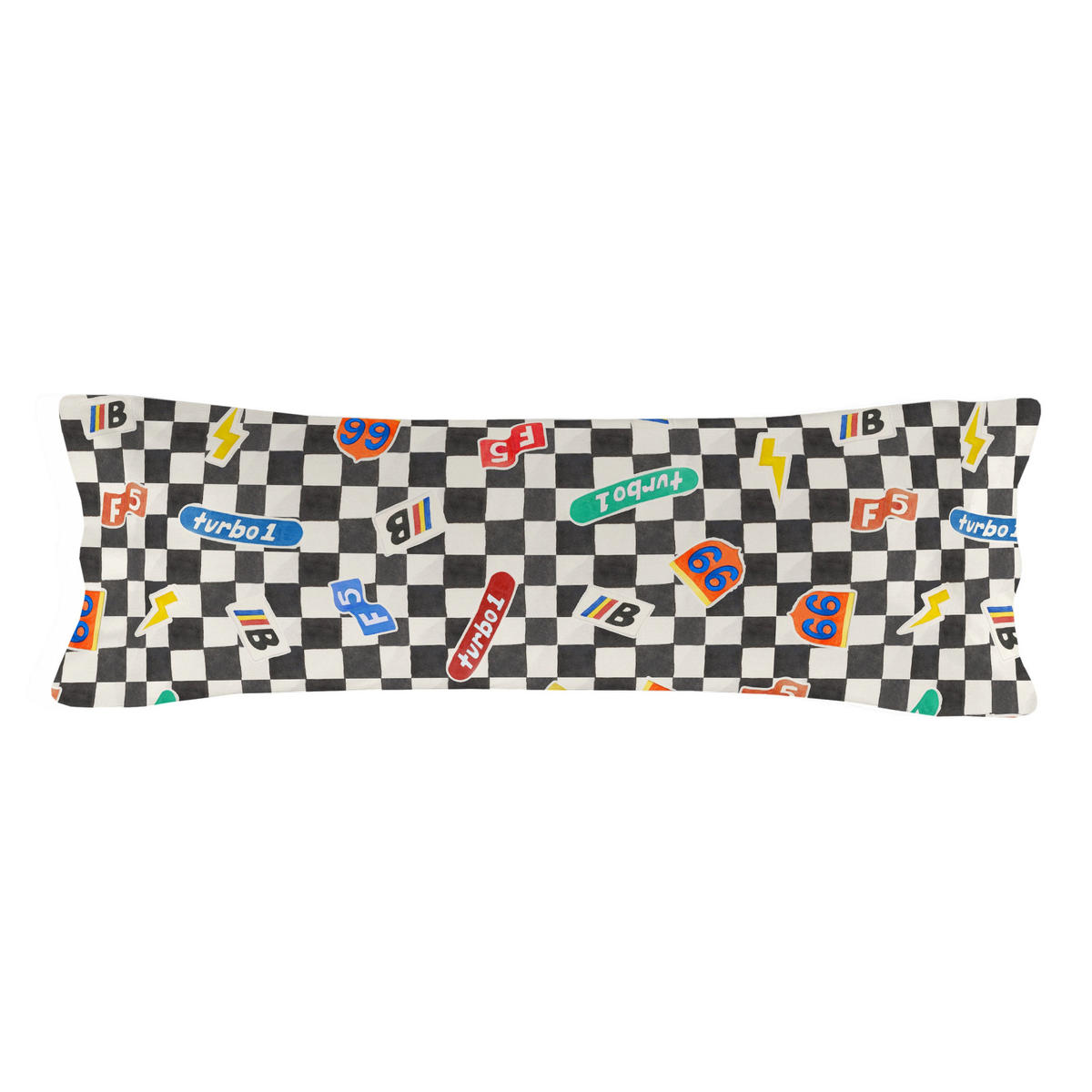 KISSENBEZUG racer 60x60 cm mehrfarbig - Multicolor, Textil (60/60cm) - Happy Friday
