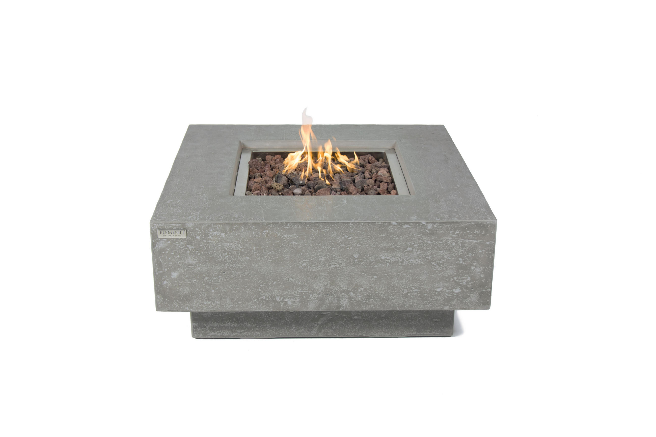 FEUERSTELLE MANHATTAN - Hellgrau, Stein (91/40/91cm) - Elementi