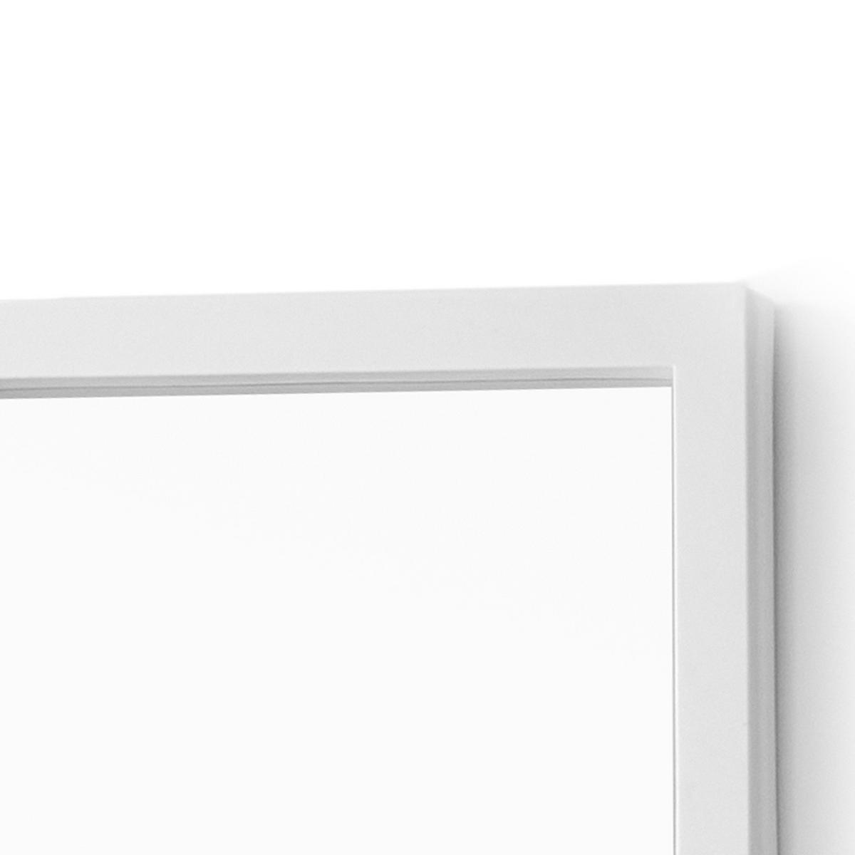 SPIEGEL Sprossen rechteckig 71/49 cm - Weiß, Glas (71/49/2.7cm) - Giftdecor