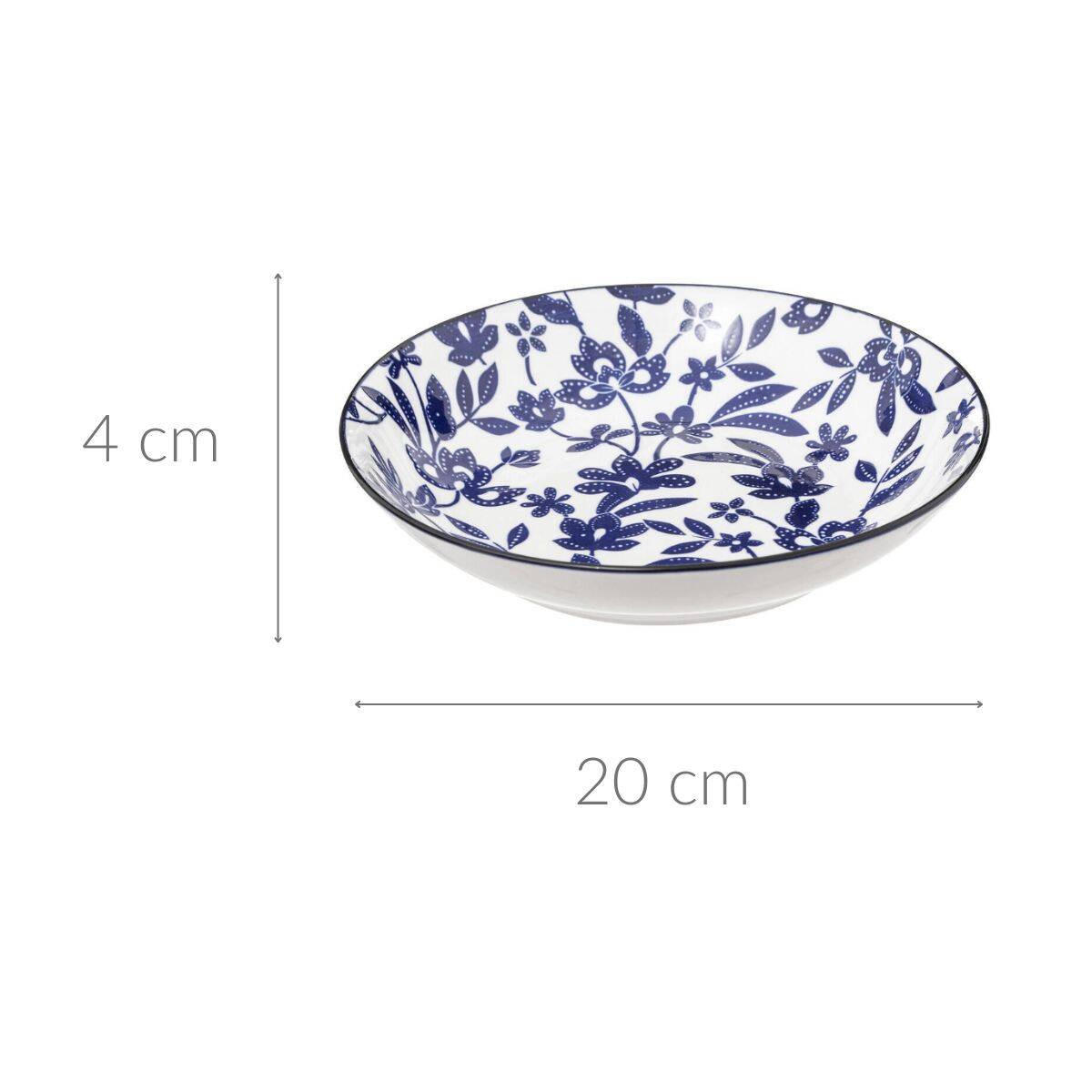 SUPPENTELLER Maria Ø 20 cm - Blau, Keramik (20cm) - Secret de Gourmet