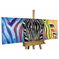 ACRYLBILD HANDGEMALT 150/50 cm - Multicolor, Holz/Textil (150/50cm) - KUNSTLOFT