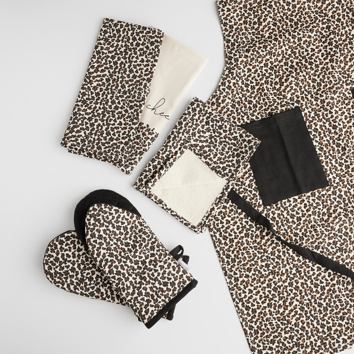 KÜCHENHANDTUCH Panter - Beige, Textil (37/50cm) - home&you