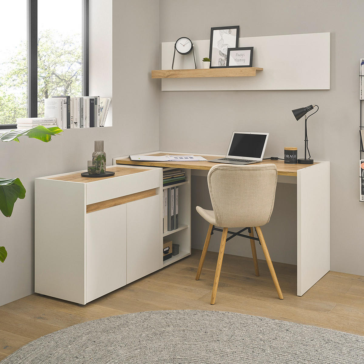 KOMMODE Crisp-61 - Weiß, Holzwerkstoff (80/70/40cm) - Lomado