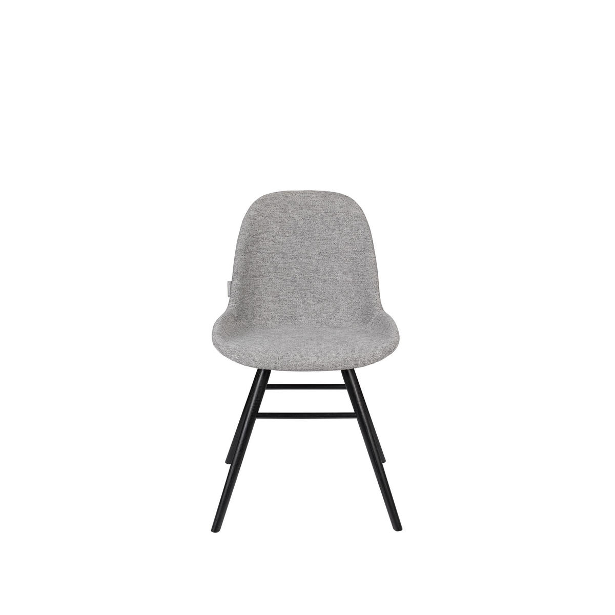 ESSZIMMERSTUHL Albert Kuip Soft Hellgrau - 2 er Set - Grau, Textil (49/81.5/55cm) - Zuiver
