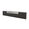 LOWBOARD NOA-2-W 200x40x41 cm - Weiß / Schwarz - Schwarz/Weiß, Holzwerkstoff (200/40/41cm) - ALTDECOR