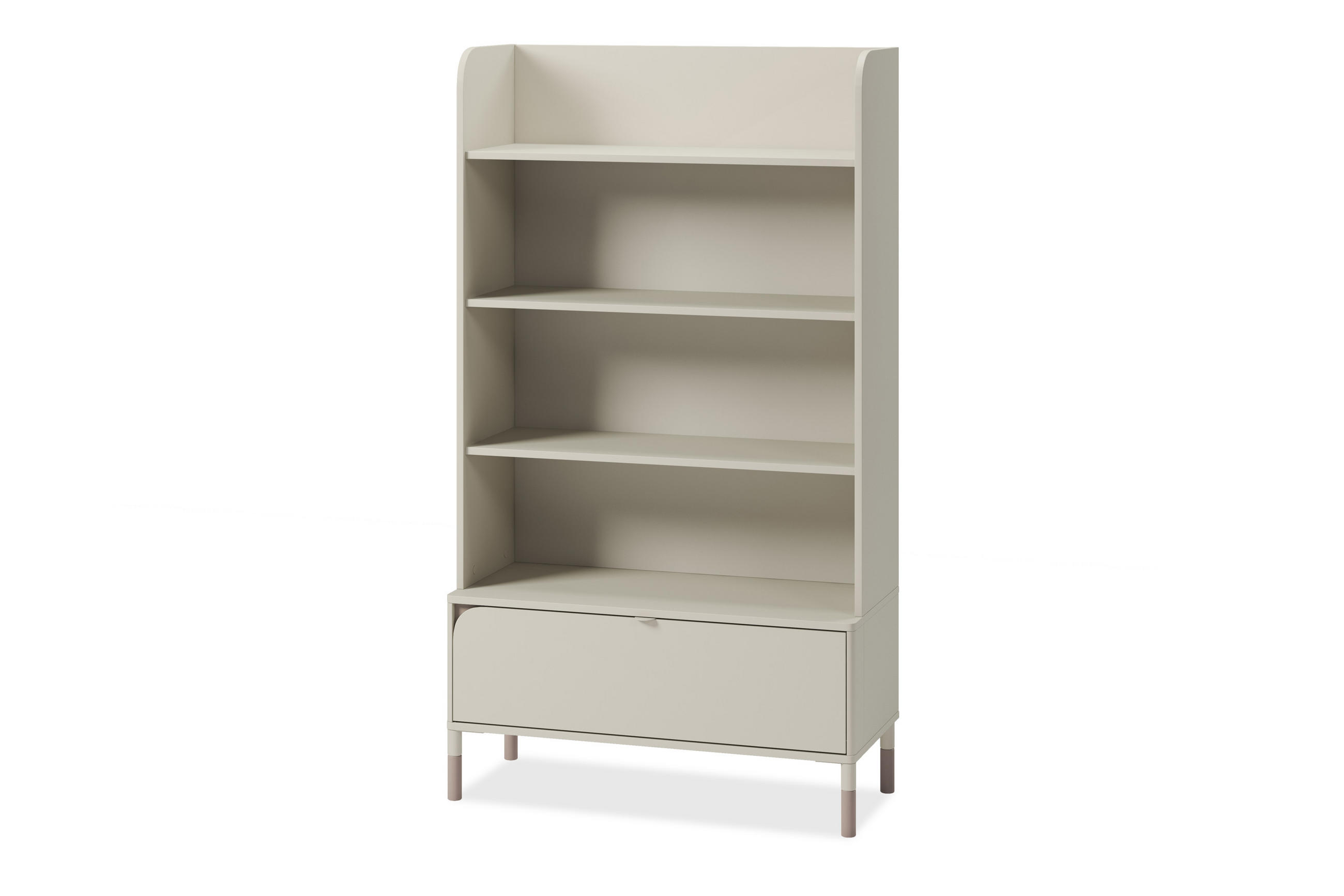 BÜCHERREGAL CATTA Jugend. cremefarben - Creme, Holz (89/159/40cm) - KONSIMO®