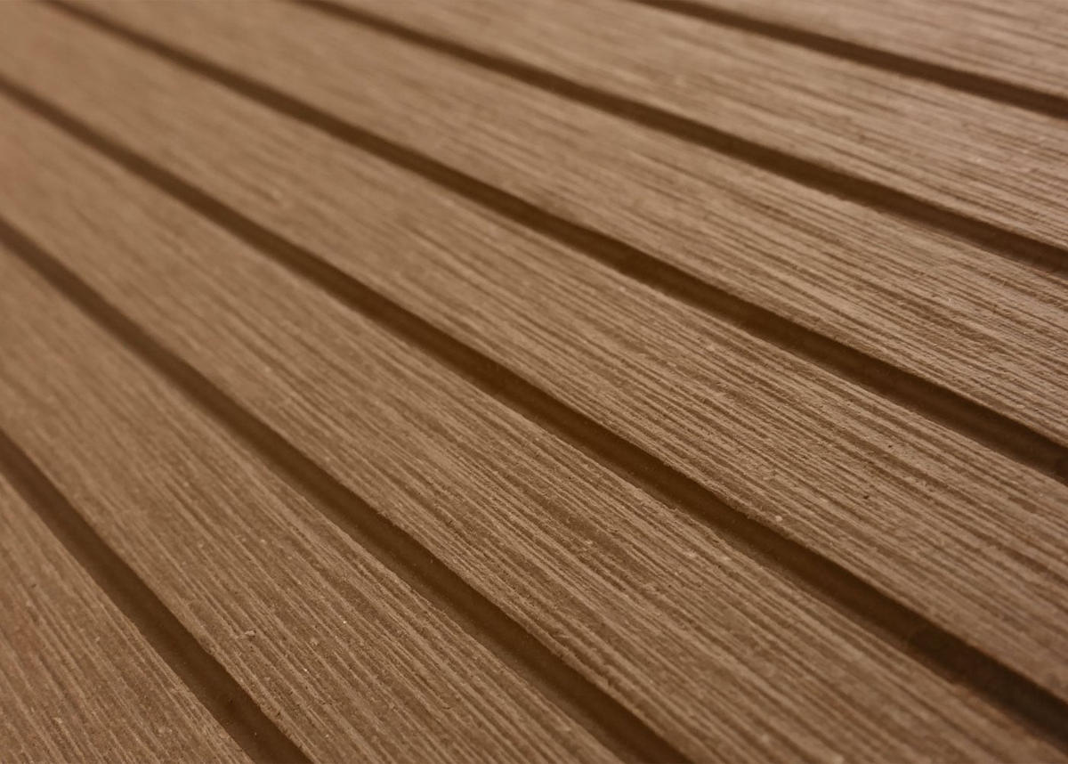 MÜLLTONNENVERKLEIDUNG 4er 124x265x84cm mit Pflanzkasten Teak-Optik - Braun, Metall (265/124/84cm) - PROREGAL