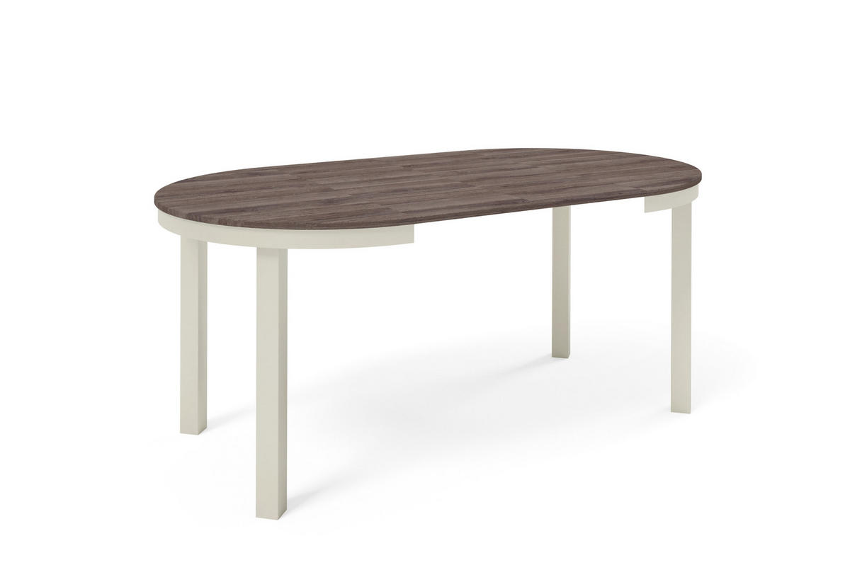 ESSTISCH BERNARDIN - Kaschmir/Beige, Holzwerkstoff/Metall (100/100/76cm) - Meblini