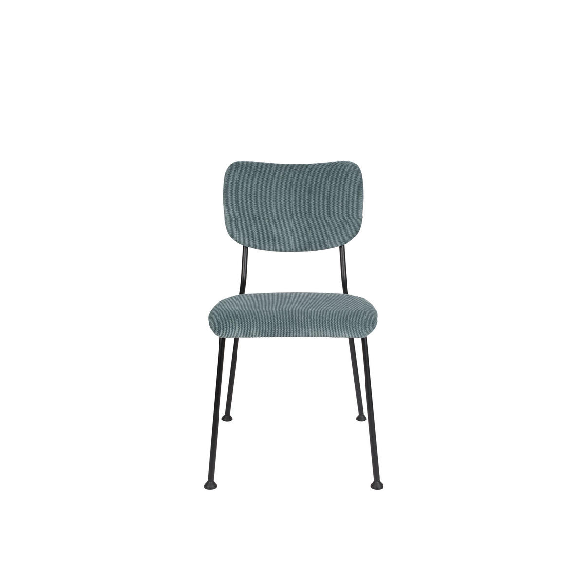 ESSZIMMERSTUHL Benson Grau/ Blau - 2 er Set - Grau, Textil (47/81/56cm) - Zuiver