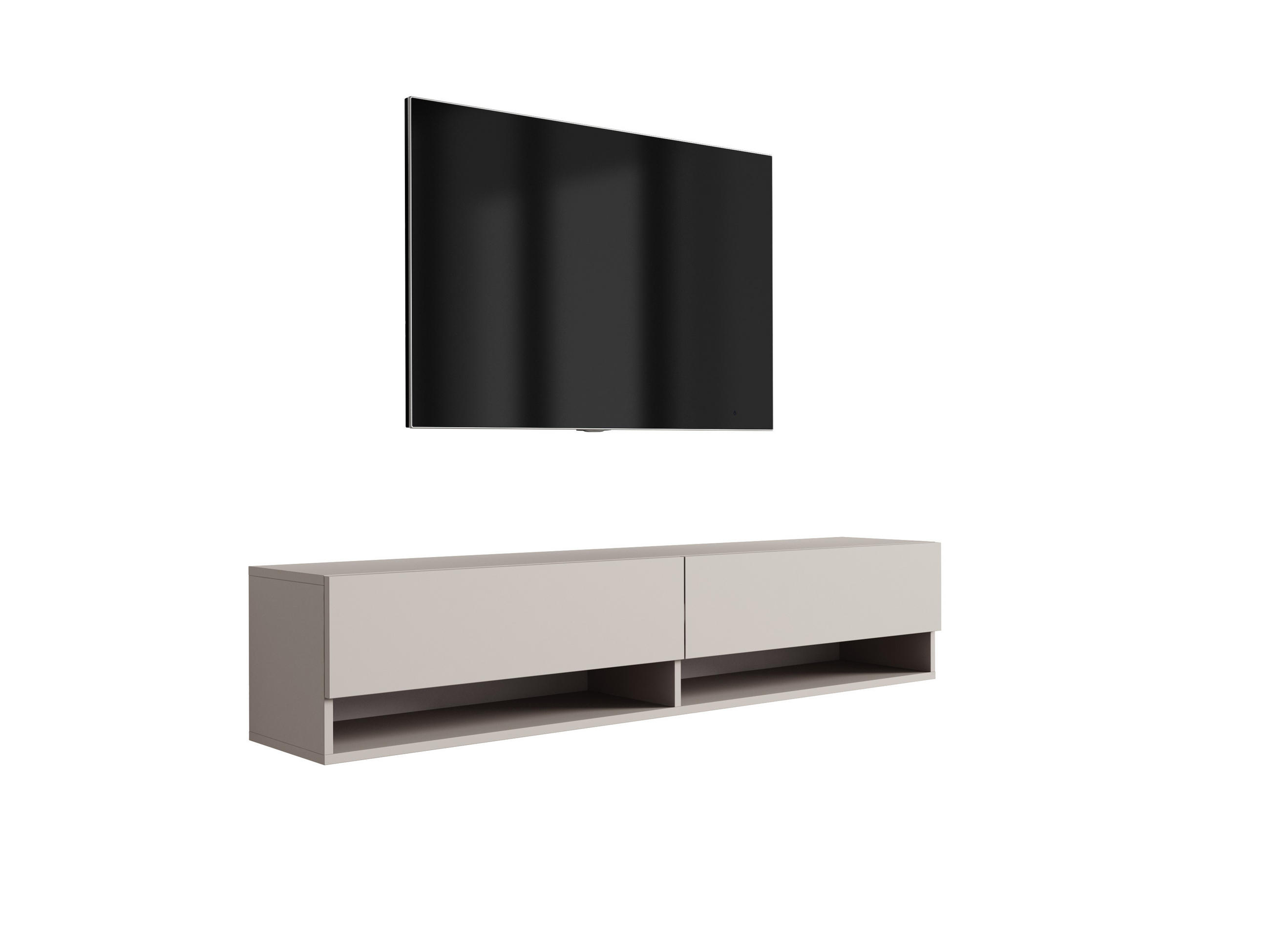3XE Living Tv-Lowboard Beige 170x33.6x32 cm