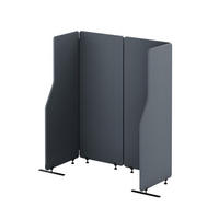 AKUSTIKSCHUTZWAND SADIE - Anthrazit, Metall (240/145/2cm) - Jan Nowak