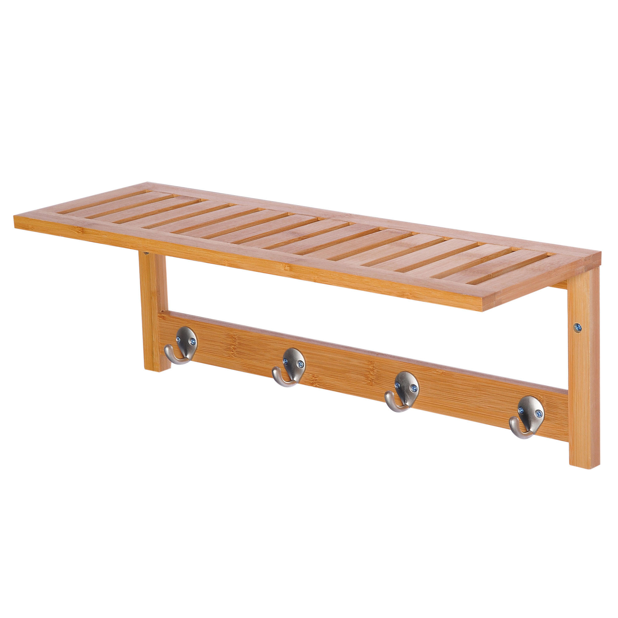 WANDGARDEROBE Braun 1 Stück - Braun, Holz (16/17.5/50cm) - GiPP