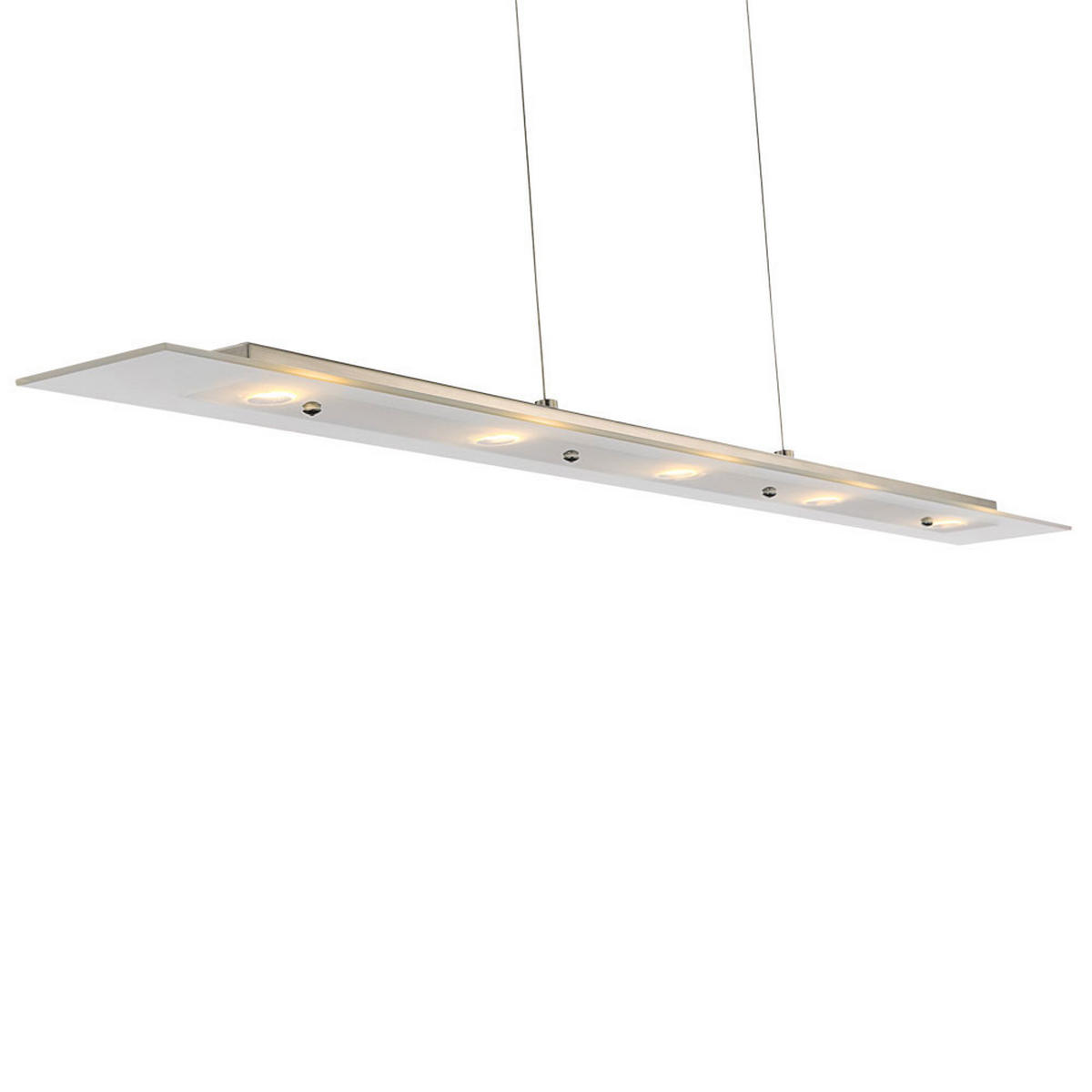 LED HÄNGELEUCHTE TASHA Weiß Matt - Weiß, Metall (95/9/150cm) - Globo Lighting