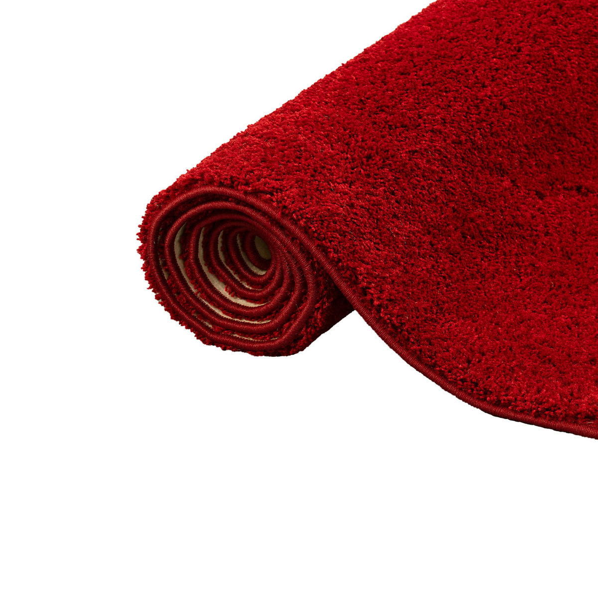 HOCHFLOR SHAGGY TEPPICH PALACE - Weinrot, Textil (80/240cm) - Snapstyle