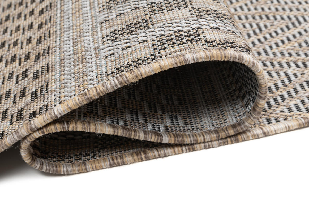 LÄUFER MELISSA Braun Gestreift Modern 60/1100 cm - Braun, Textil (60/1100cm) - Tapiso