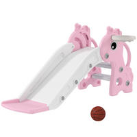 RUTSCHE Kunststoff Rosa - Rosa, Kunststoff (51.5/52/106cm) - AIYAPLAY