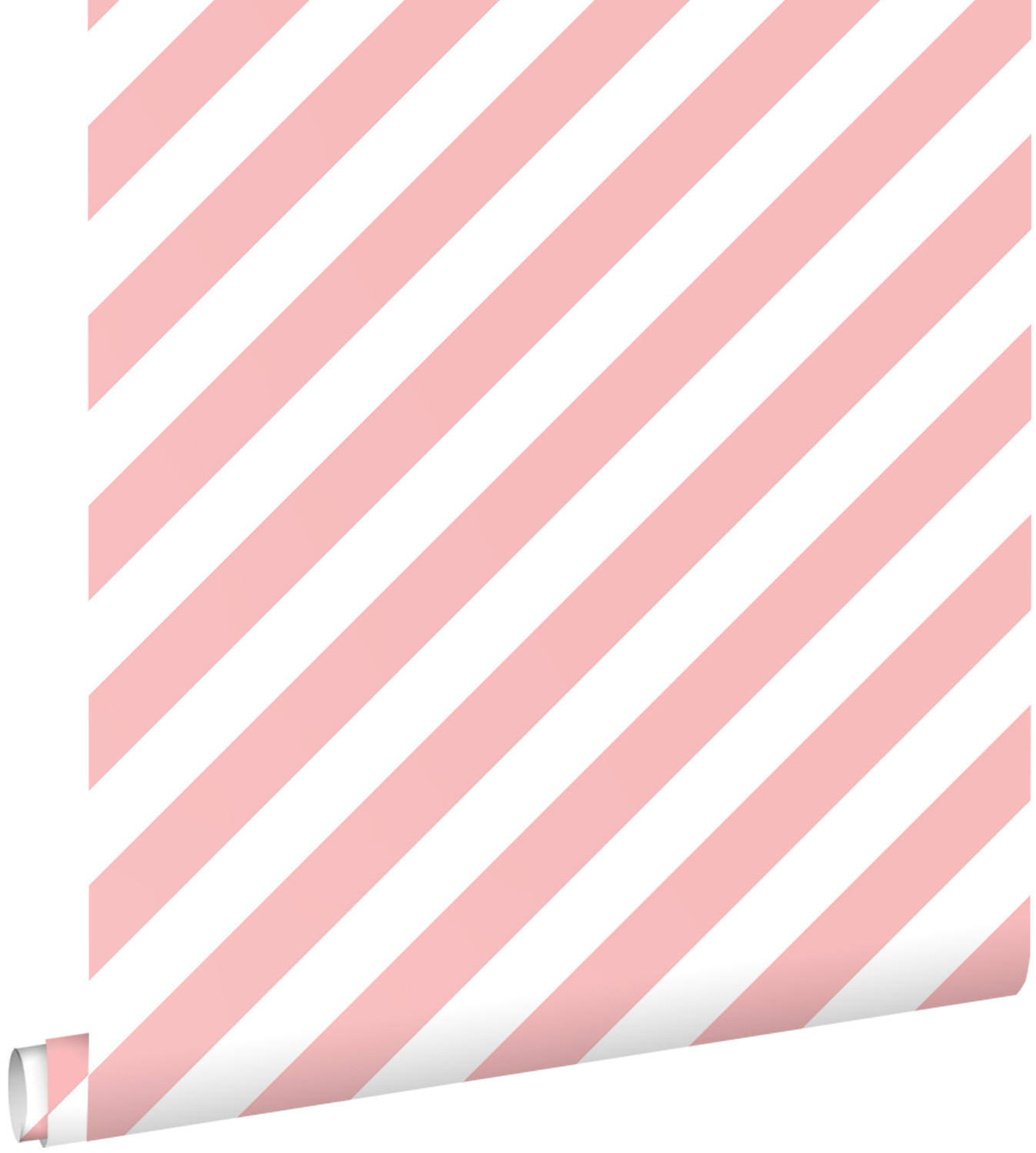 TAPETE Streifen 50 x 900 cm - Pink, Papier (50/900cm) - ESTAhome