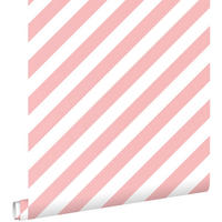 TAPETE Streifen 50 x 900 cm - Pink, Papier (50/900cm) - ESTAhome