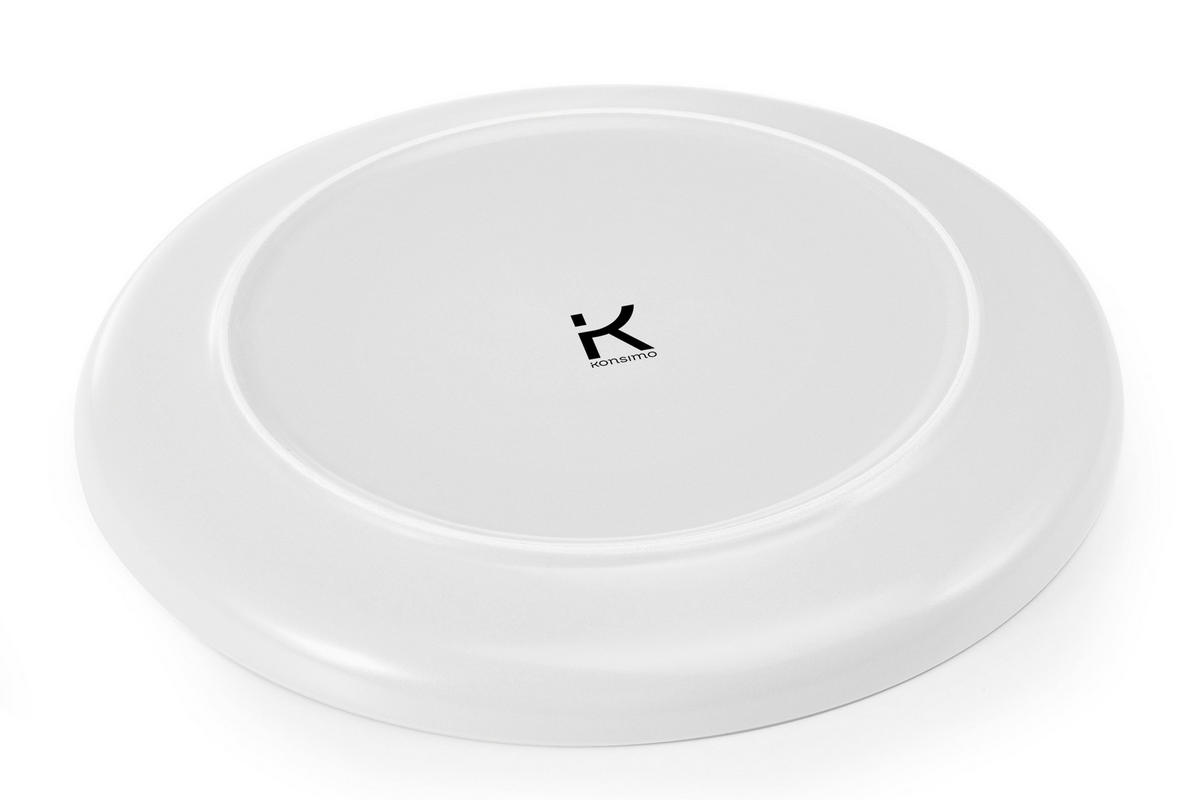 KOMBISERVICE VICTO 6 Personen 24-tlg - Weiß, Keramik (27/2/27cm) - KONSIMO®