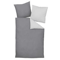 BETTWÄSCHE Unisex COLORS Grau Baumwolle - Grau, Textil (200/135cm) - Janine
